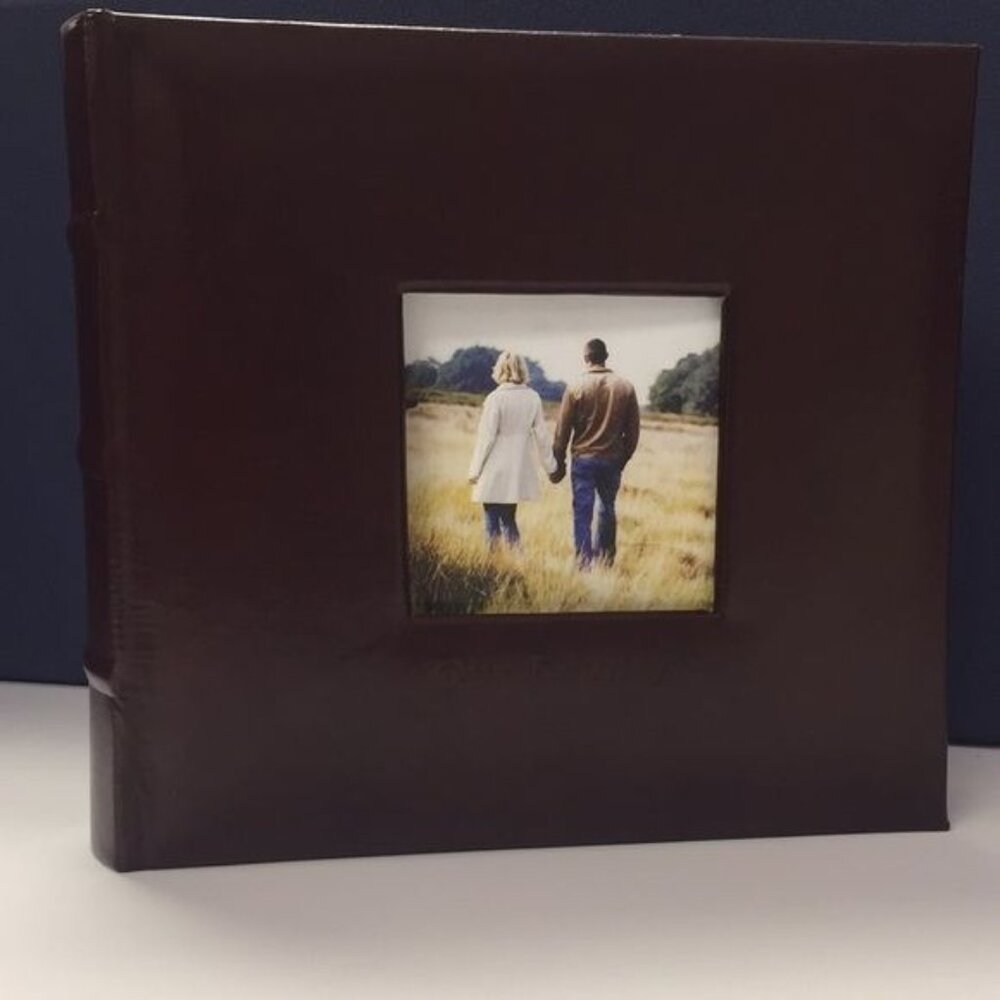 Our Journey Photo Picture Book Album Brown- 50 Pg- Holds 200 Photo Engagement/We